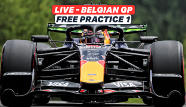LIVE: Reaction as Verstappen fastest in Belgian GP FP1 despite major Red Bull change