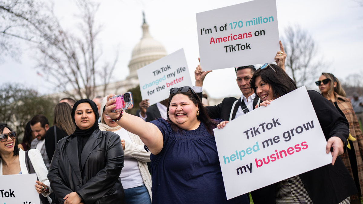 TikTok protest