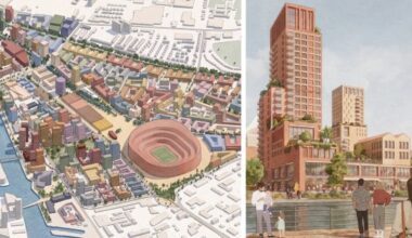 Allies and Morrison unveils masterplan around new Man Utd stadium