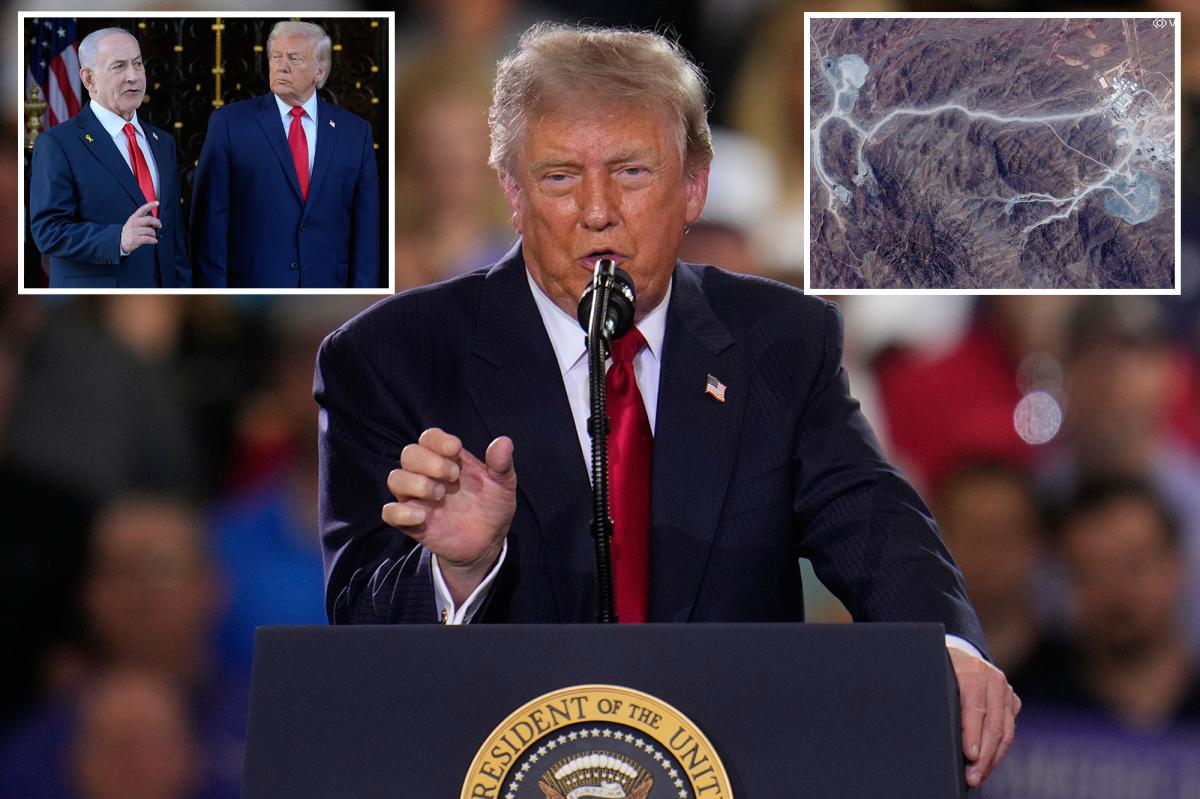 Trump rebukes Netanyahu ahead of Oval Office meeting, says 'I know exactly what's going on' at Pickaxe Mountain nuke site