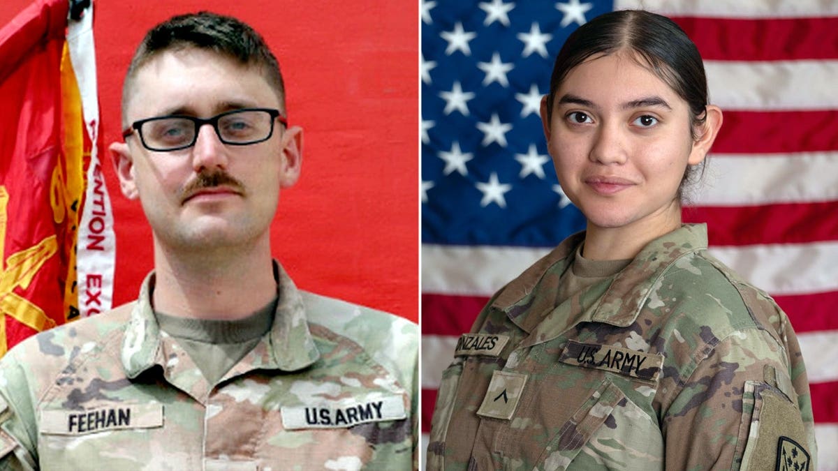 Lt. Tyler James Feehan, 25, of Ewa Beach, Hawaii, and Pvt. Isabella Gonzales, 19, of Carrollton, Texas