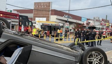 33 injured, two critically, after bus crashes into building in Pikesville