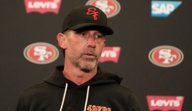 49ers coach Kyle Shanahan hurt in a car crash, limited as training camp opens
