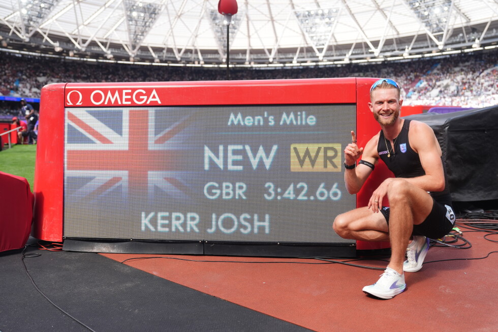 Britain’s Josh Kerr breaks men’s mile world record that stood since 1999
