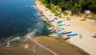 Danube River reaches record low water levels during prolonged drought