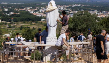 Bosnia investigates Virgin Mary statue desecration in the village of Medjugorje