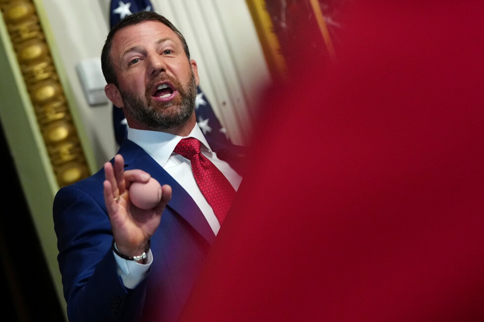Mullin threatens states on election security a day after Trump address