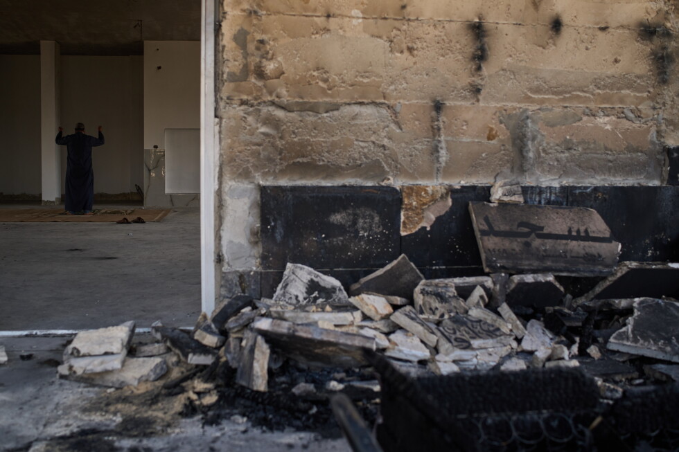 West Bank mosques set on fire during weekend of settler violence