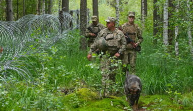 Ukraine is still fortifying its border with Belarus, a Russian ally
