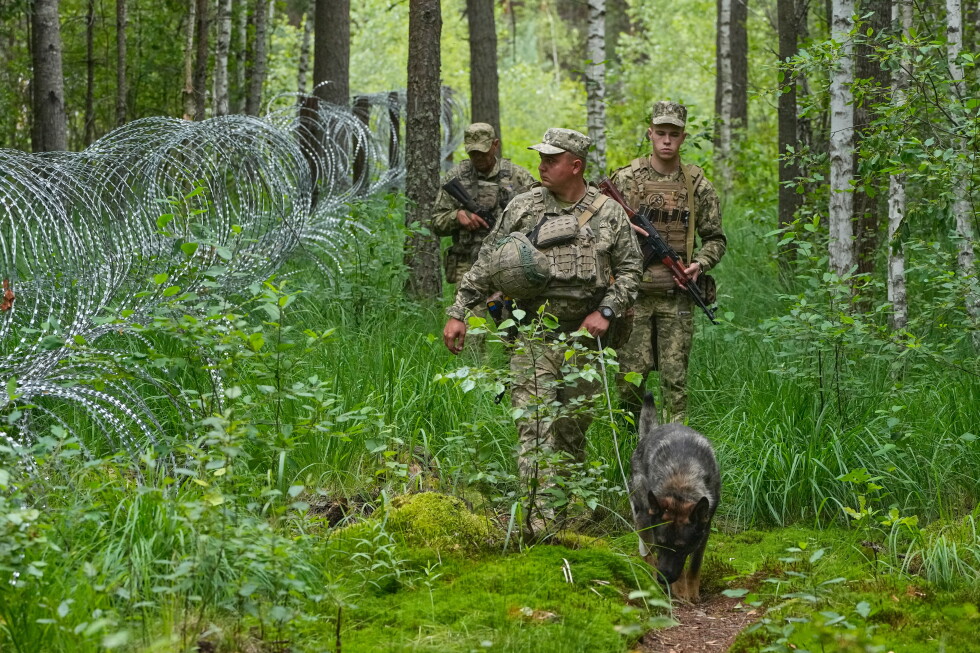 Ukraine is still fortifying its border with Belarus, a Russian ally