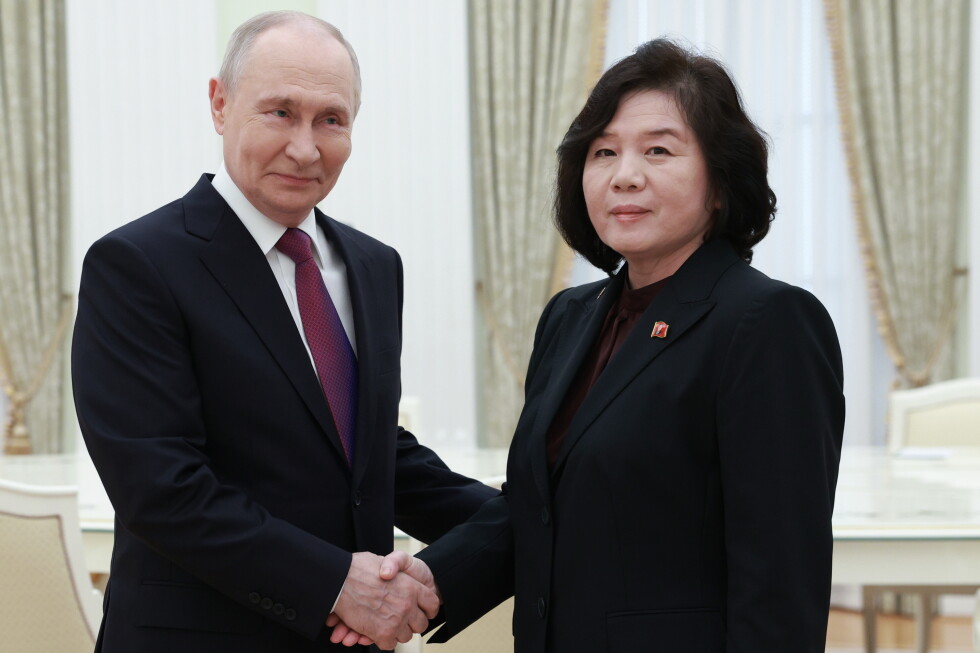 Russian President Putin meets with North Korean foreign minister