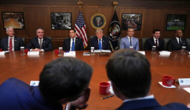 Trump holds Cabinet meeting at Camp David