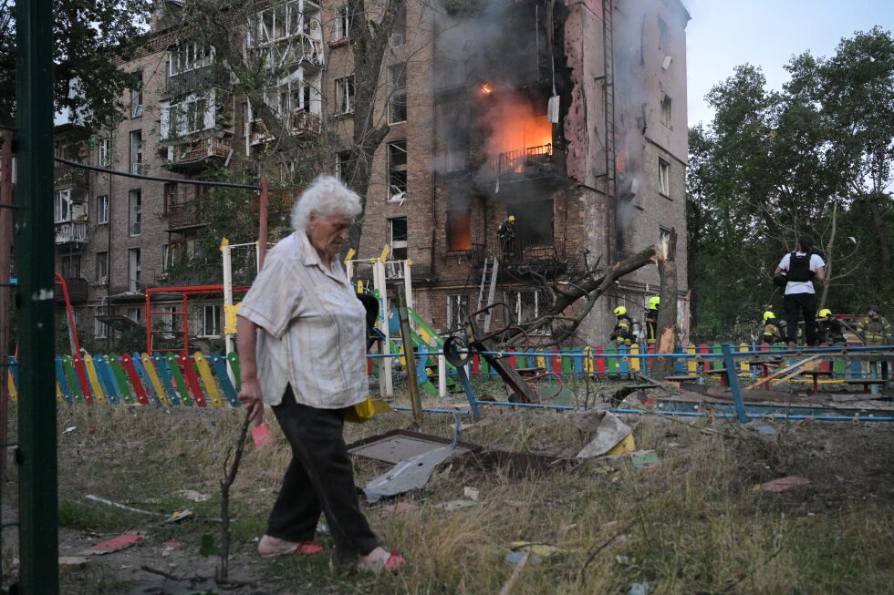 Russian attack kills at least 13 and causes damage across Kyiv