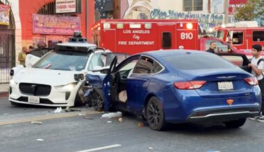 Multiple people injured in collision involving Waymo