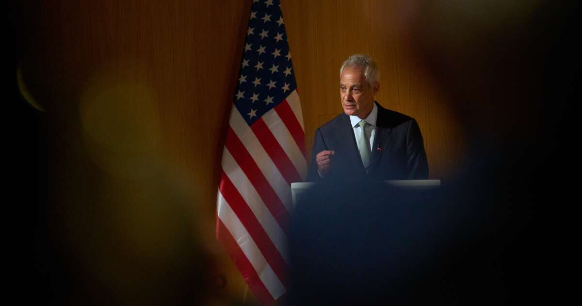 Rahm Emanuel warns that Israel has become a 'territorial pariah' in a blistering speech