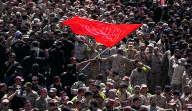 Mourners throng funeral procession in Tehran for Iran's Supreme Leader Ayatollah Ali Khamenei