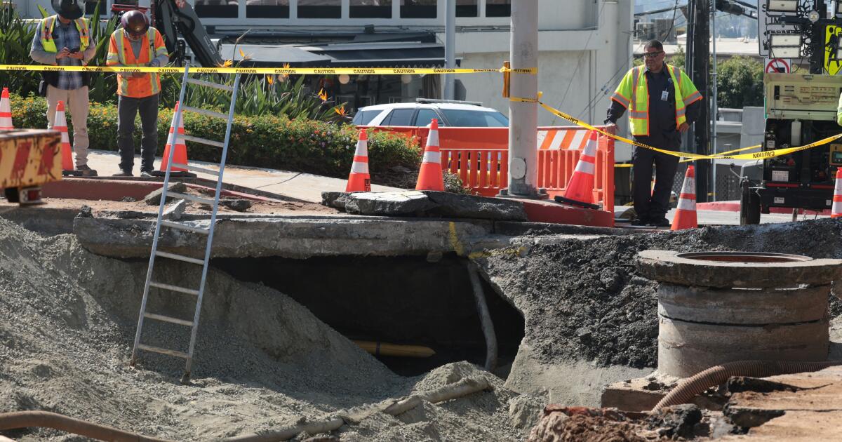 West Hollywood rupture was L.A.’s worst in years: 17 million gallons spilled, Sunset Boulevard closed for days