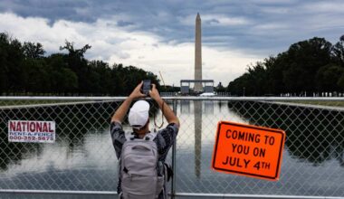 Trump wants to show off D.C. for the Fourth. His construction is in the way