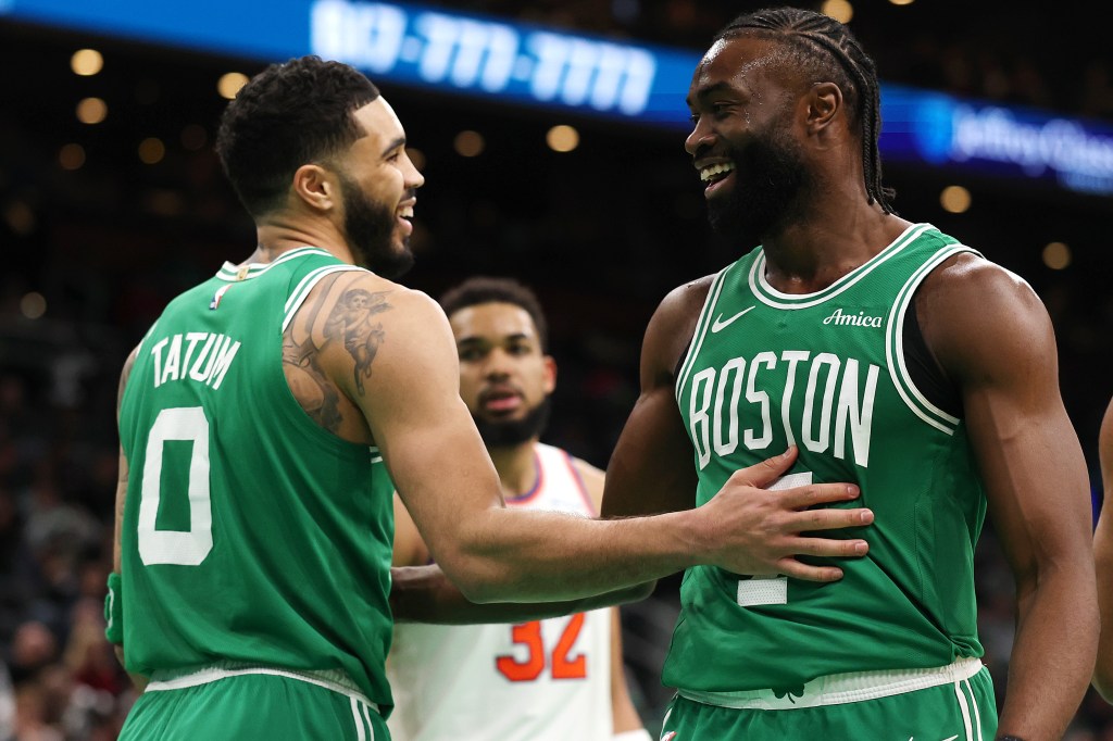 Celtics players' Jayson Tatum and Jaylen Brown