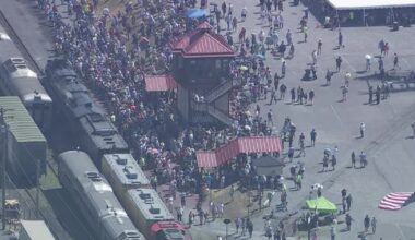 Big Boy locomotive: More than 100 people treated for heat-related incident at Reading Railroad station