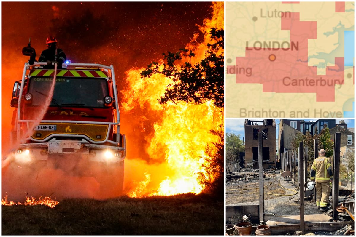 Threat of France-style wildfires 'on our doorstep,' warns Sadiq Khan as London faces 'exceptional' risk this week - London Evening Standard