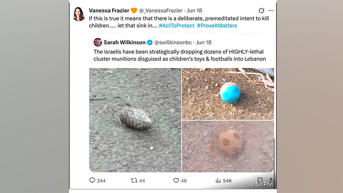 X post retweet by UN rep.