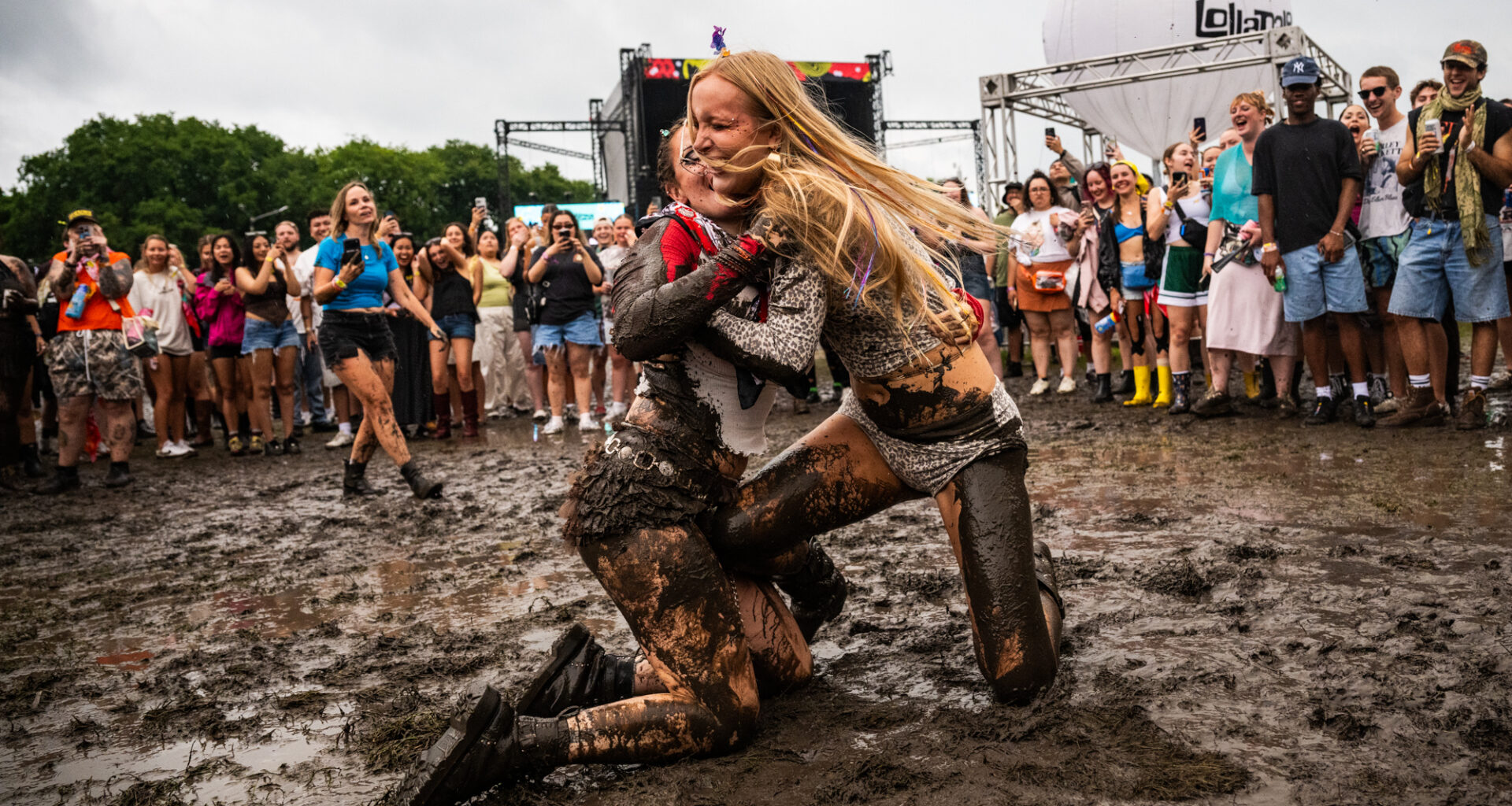 Rain, Mud And Big Firsts Mark Lollapalooza’s 3rd Day