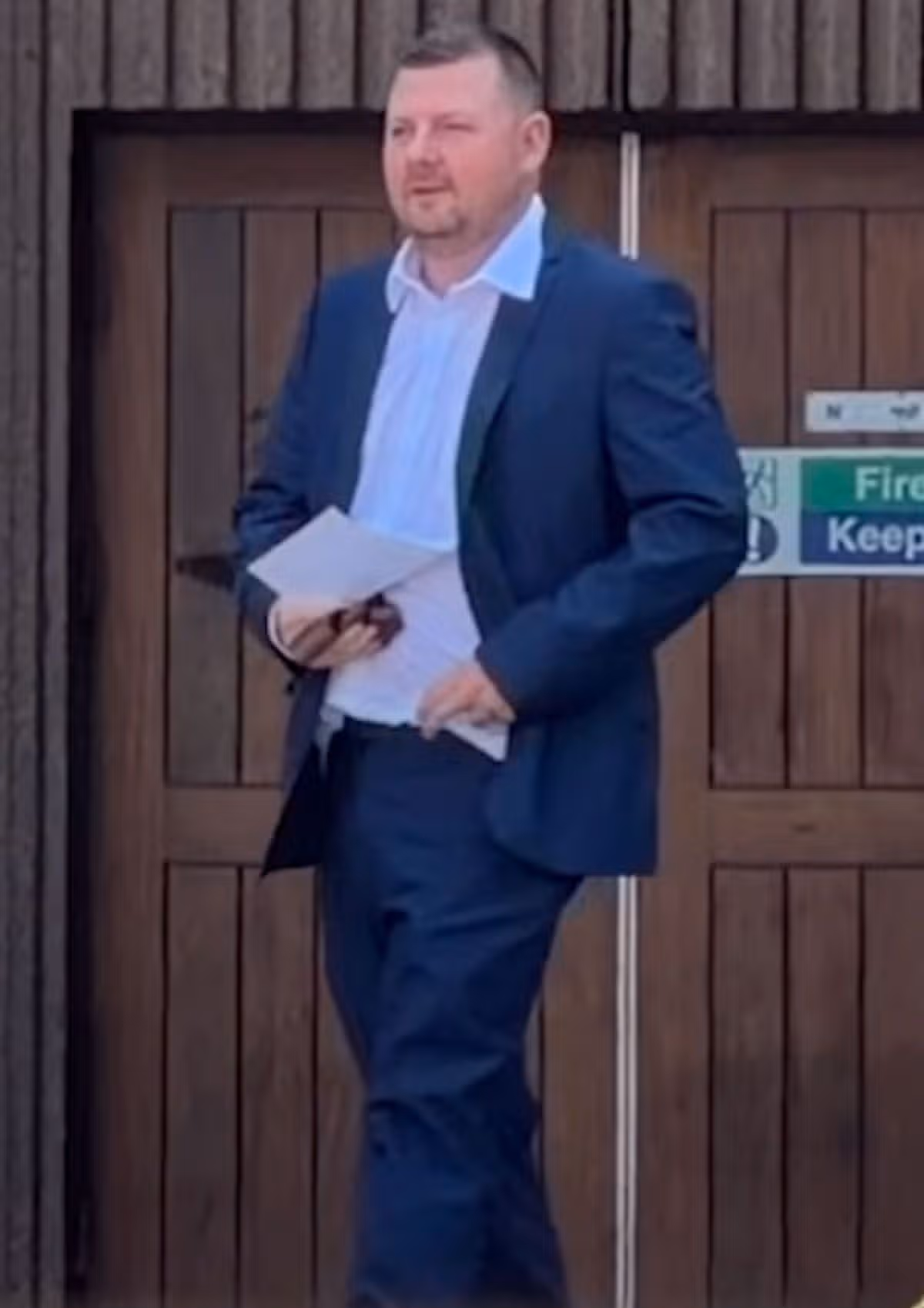 Craig Austin outside Liverpool Crown Court