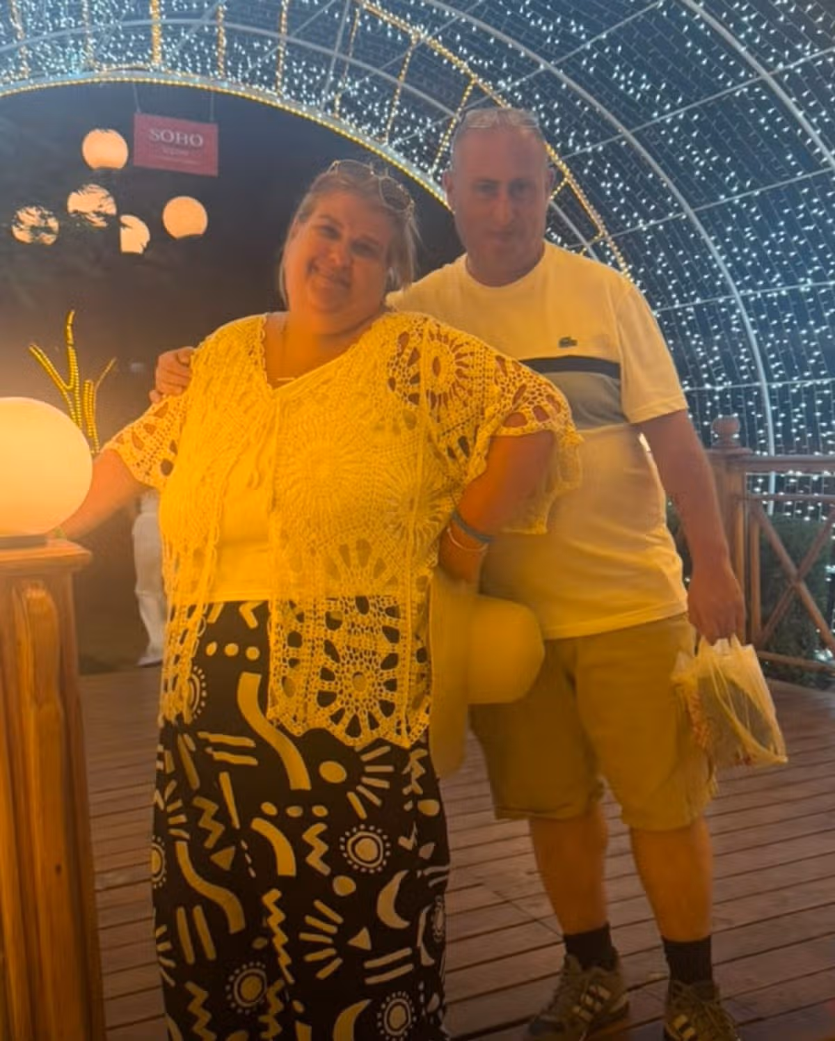 The pair had saved up for months for the trip