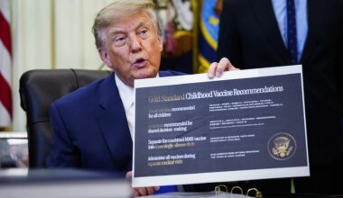 MMR vaccine: Trump wants to split childhood shot up