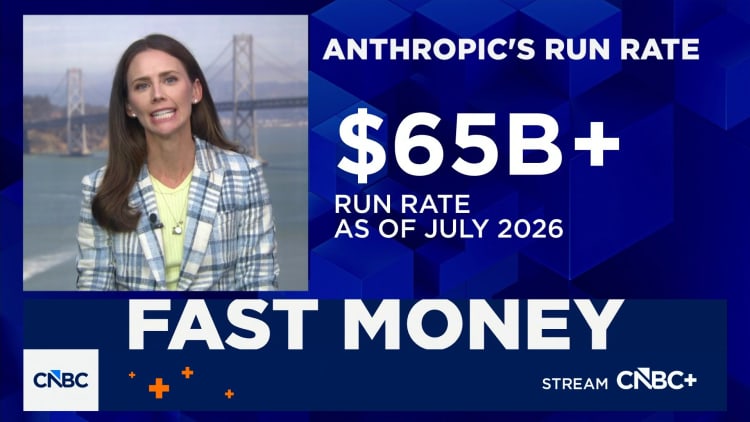 Anthropic's annual run rate surpasses $65 billion, according to sources
