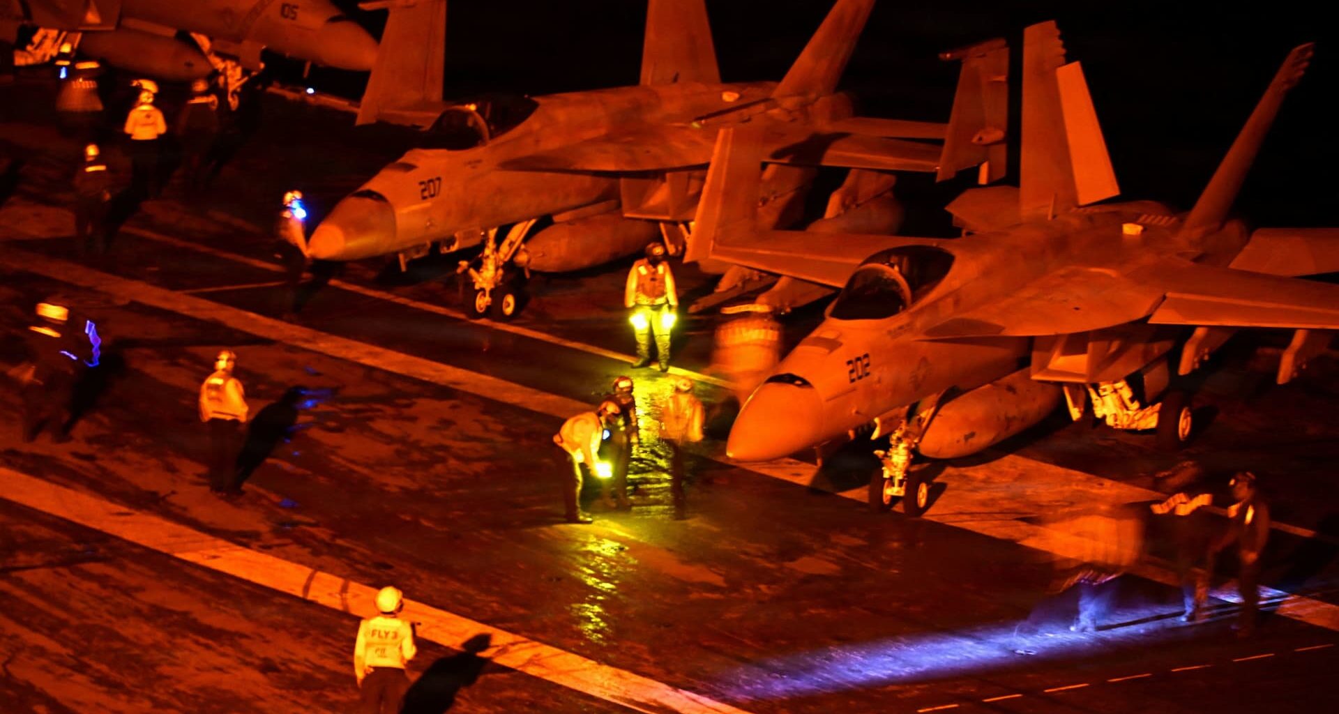 U.S. strikes Iranian rocket launchers near Strait of Hormuz
