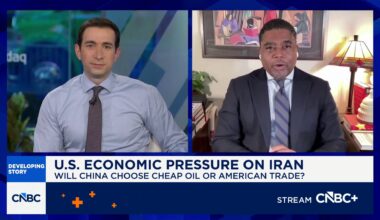 U.S. economic pressure on Iran could lead to economic conflict with China, says Dewardric McNeal