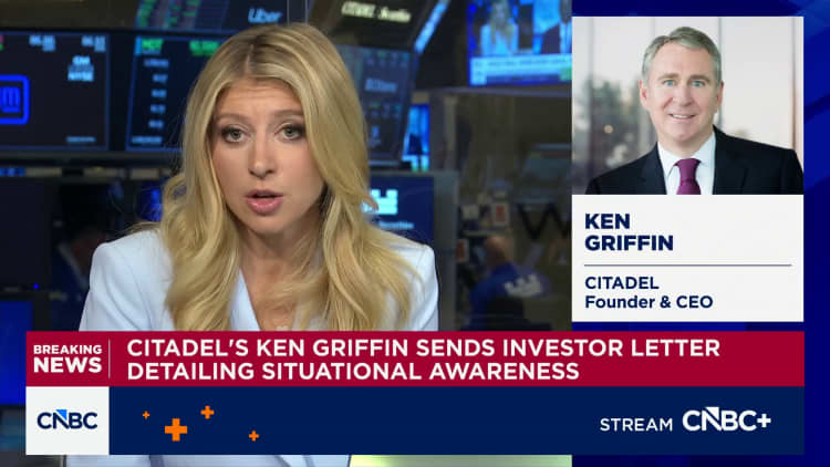 Citadel's Ken Griffin sends investor letter detailing situational awareness