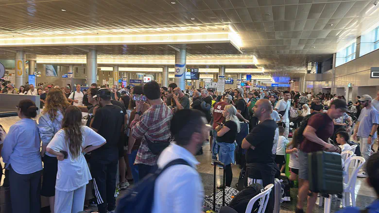 Chaos at Ben Gurion International Airport 
