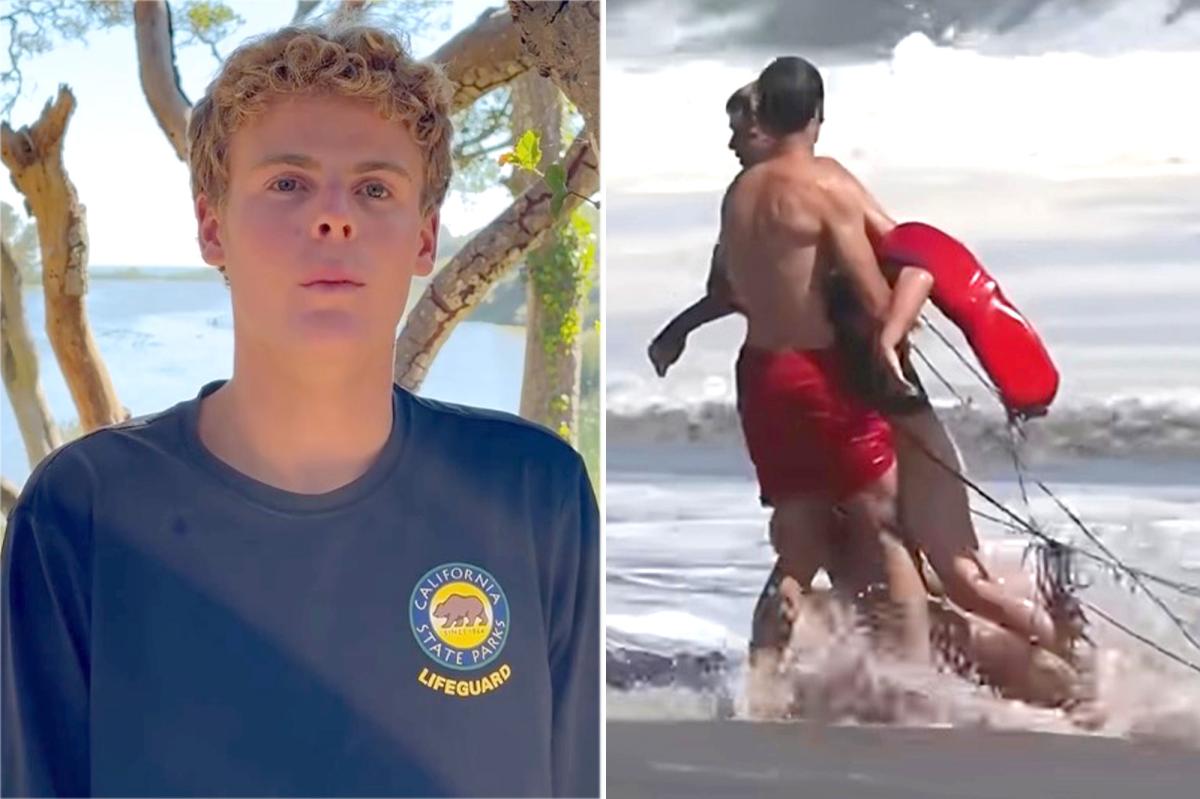 Rookie lifeguard Ryder Williams reveals terrifying thoughts during heroic ocean rescue