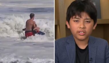 10-year-old boy rescued by California teen lifeguard recounts events