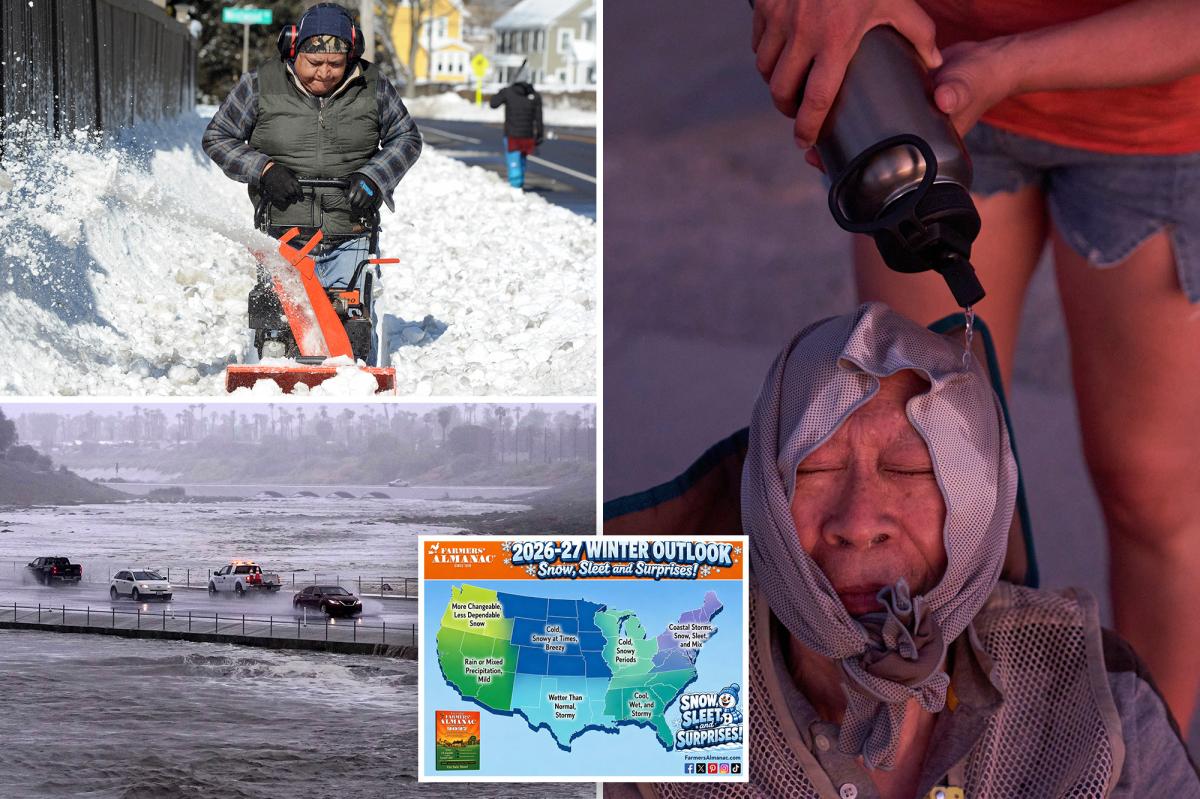 Winter weather forecast predicts El Niño will bring US crazy storms, cold beaches and desert rains