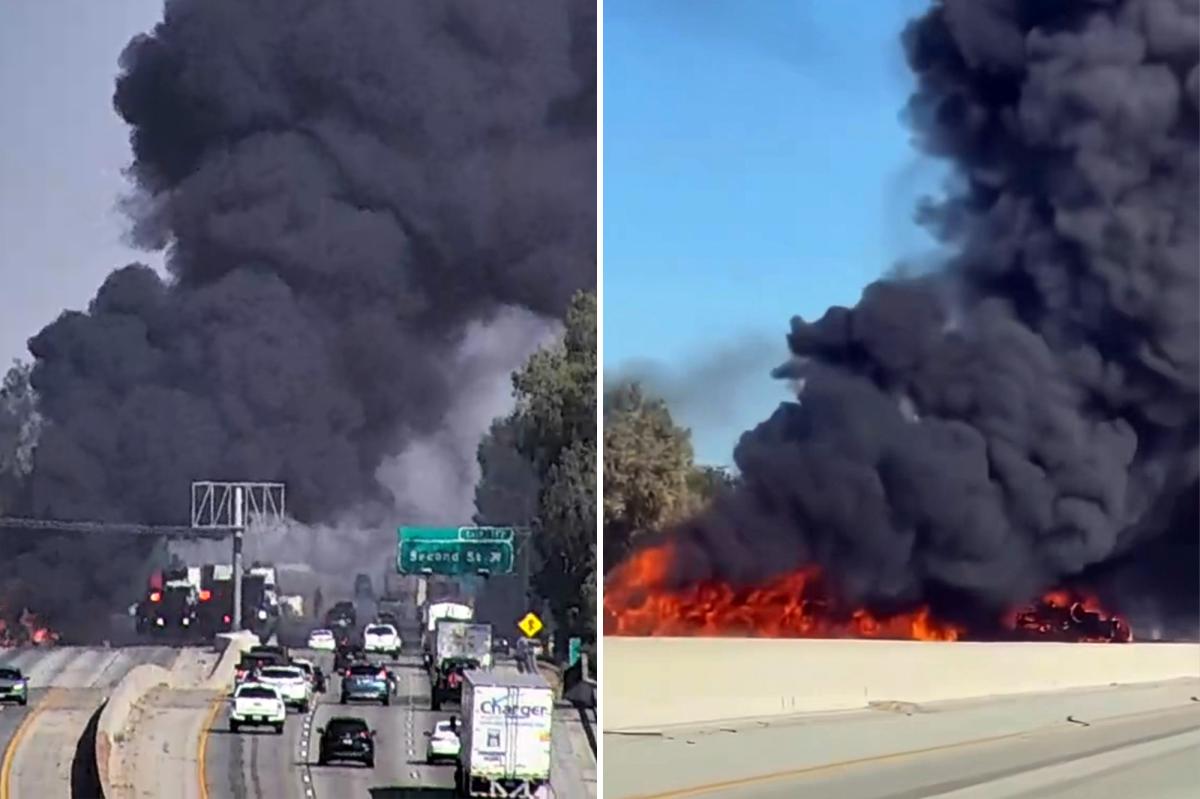Gas tanker explosion shuts down part of Highway 99 near Selma
