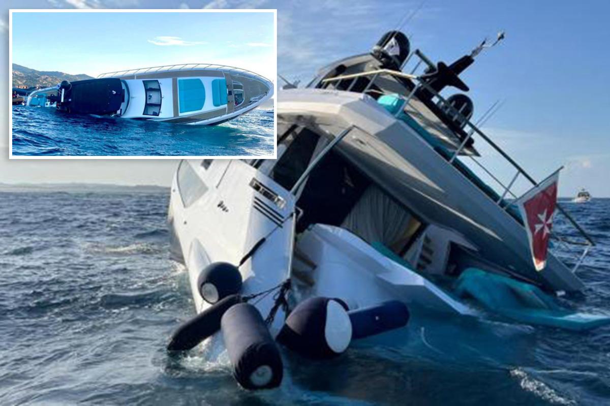 Luxury $9.1 million superyacht sinks days after being delivered to new owner