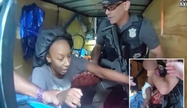 Dramatic bodycam shows cops rescuing young girls allegedly snatched by fake babysitter