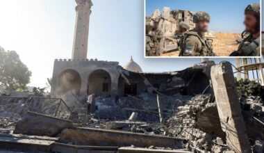 IDF strikes destroy Hamas weapon facilities in Gaza mosques, humanitarian sites