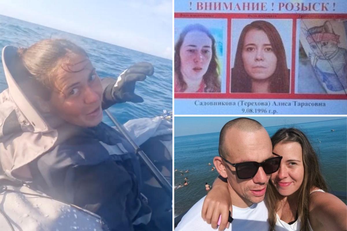 Russian lovers who deserted 'meat grinder' war and hopped in kayak to escape now face prison