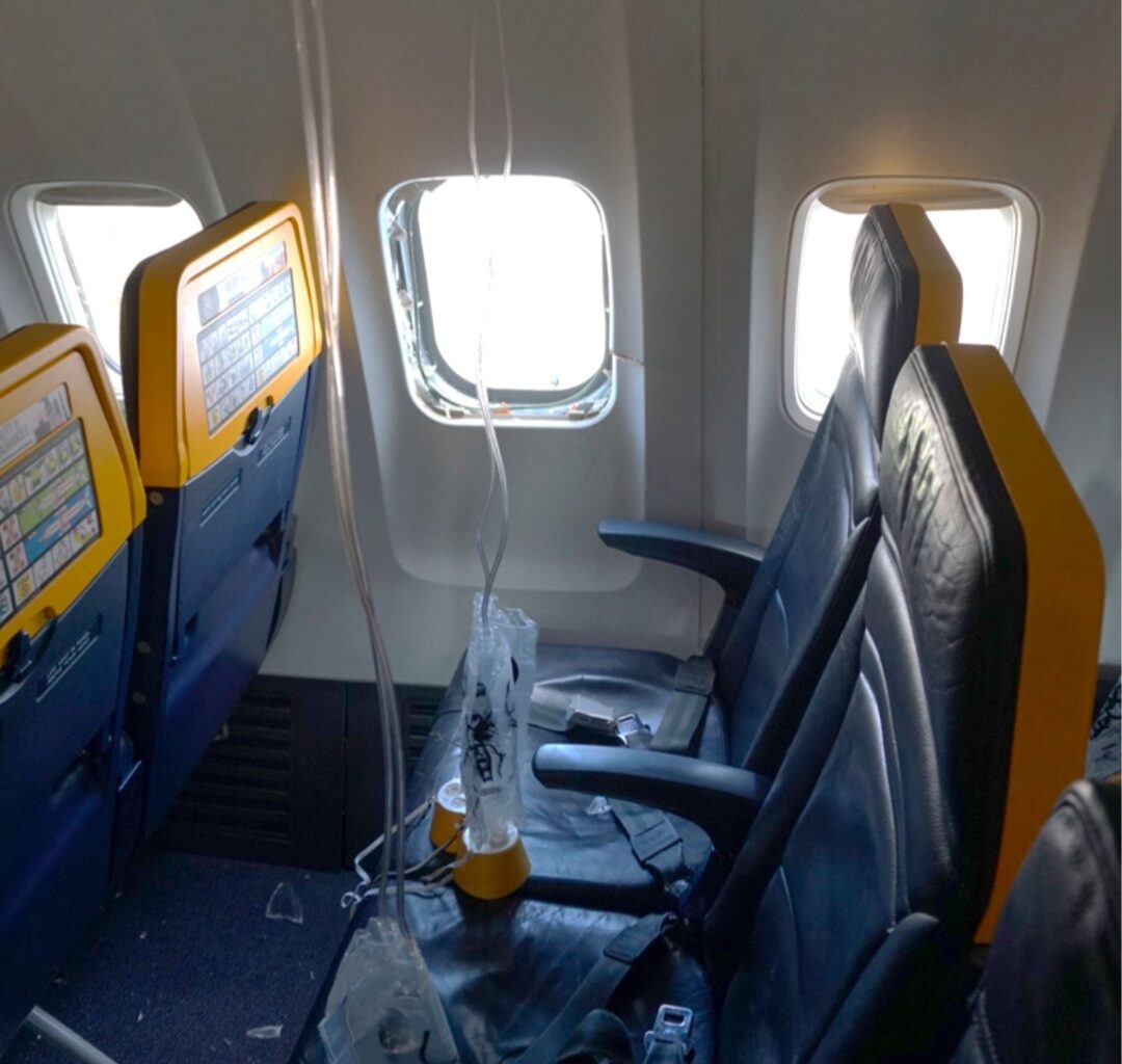 Engine Parts Flew Off, Broke Ryanair Plane Window: NTSB