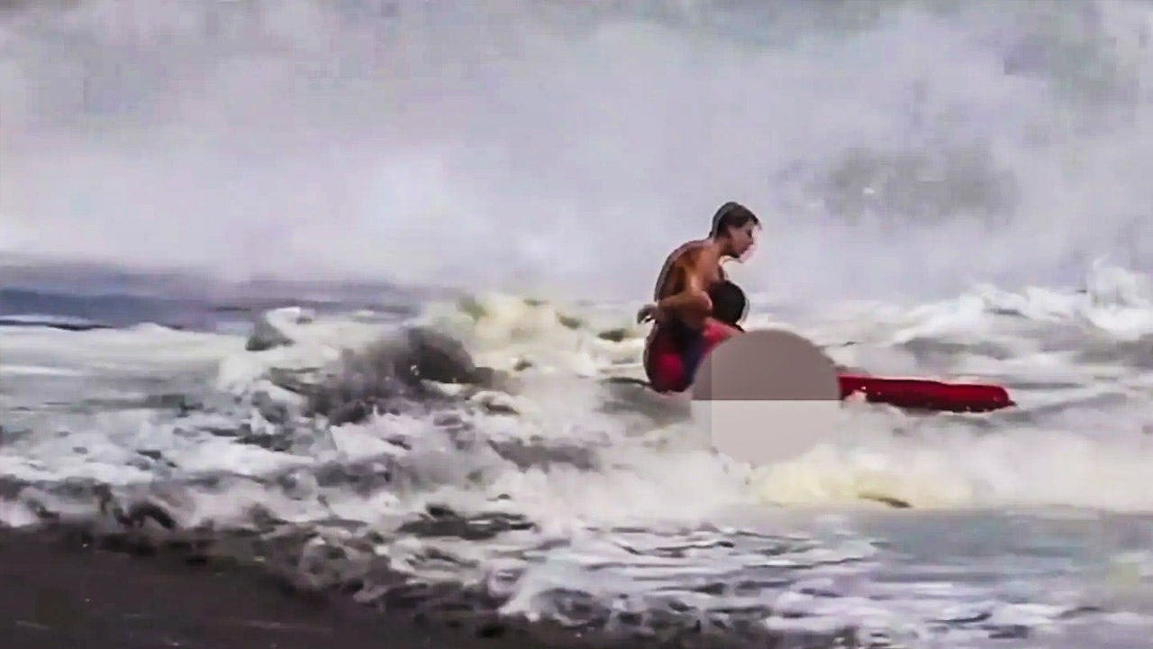 Dad speaks out after 16-year-old rescues unconscious boy in viral rescue
