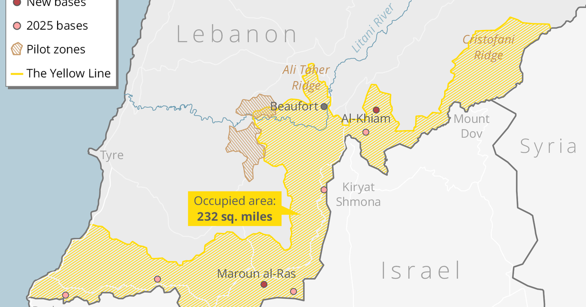 Israel Captured 230 Square Miles of Lebanon, Razed Villages and Built New Bases