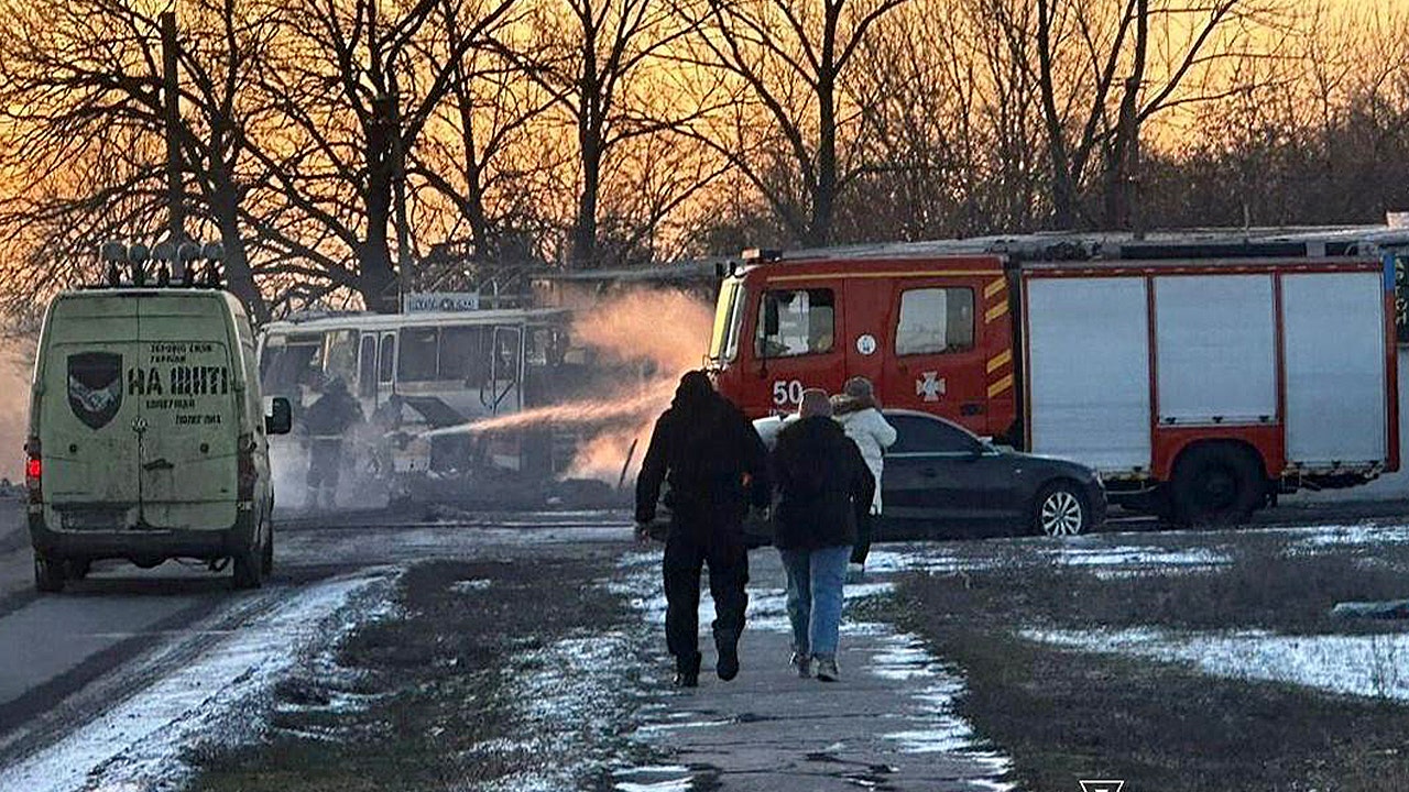 Zelenskyy accuses Russia of targeting Kherson civilian with drone