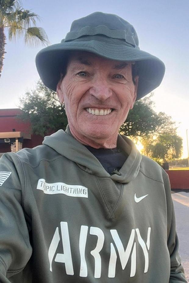 This selfie shows Army veteran Frank Sonntag.