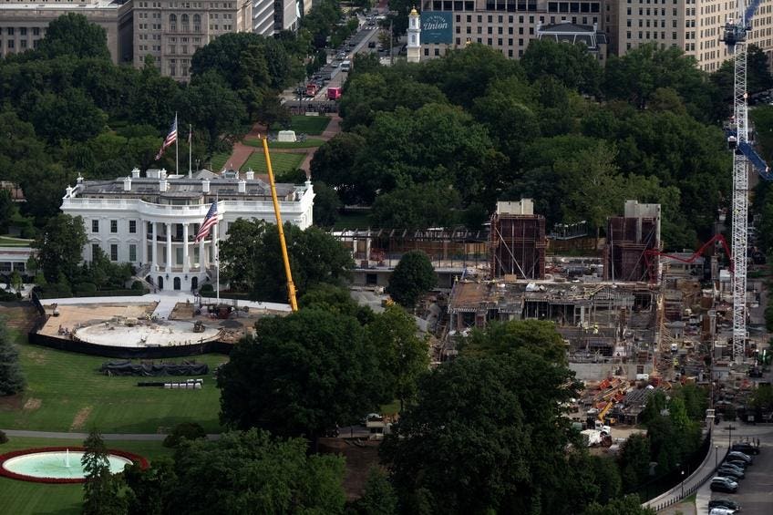 Trump’s $400 Million Ballroom Construction Blocked By Appeals Court
