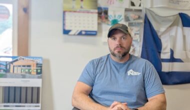 James Putman is the owner of JP Building Supply in Rensselaer Falls in St. Lawrence County. The business is a staple for home builders and local construction. Photo: Richard Haller